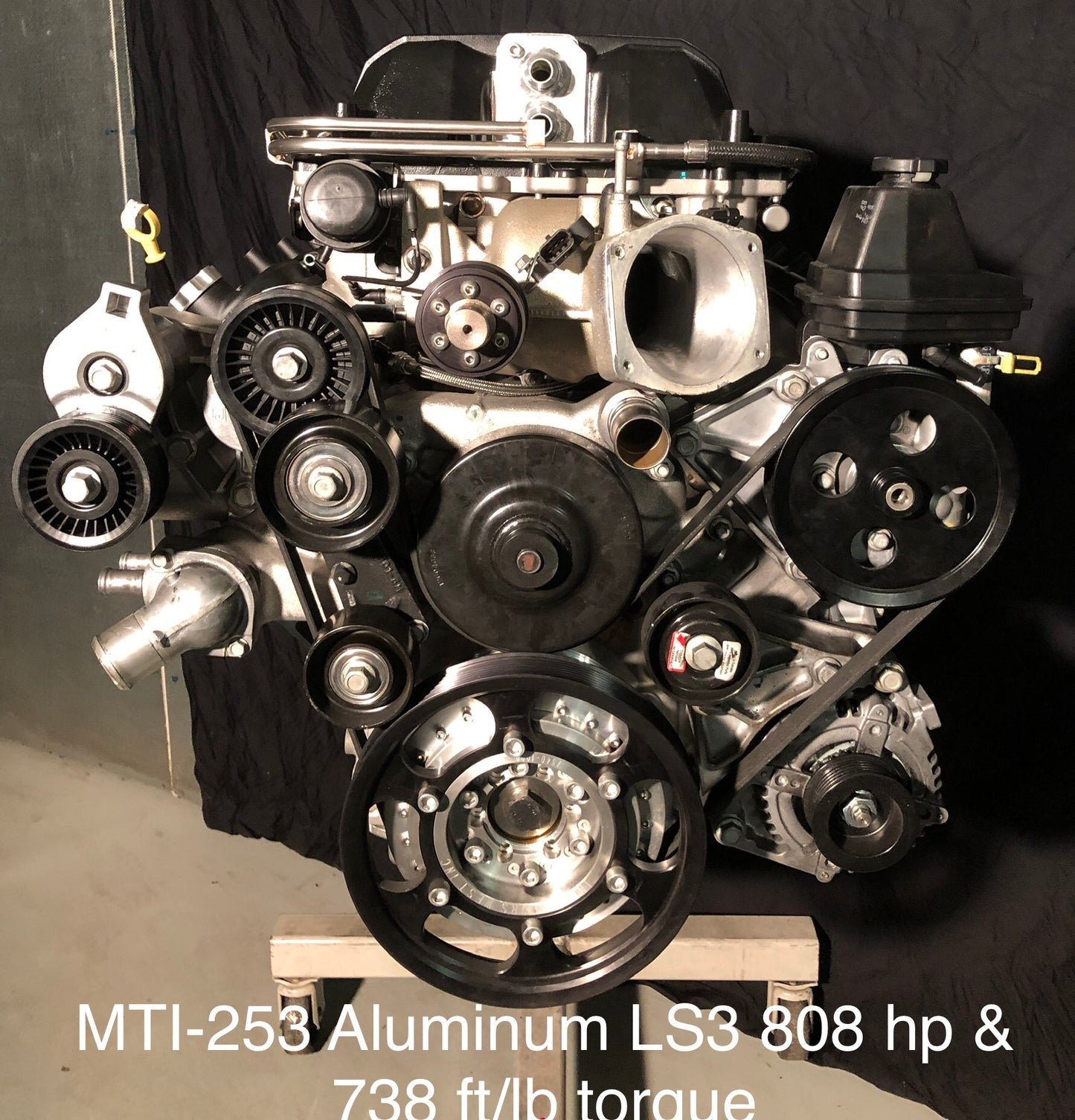 MTI Racing #253 LS3 Aluminum Engine  808hp & 738 ft/lb of Torque