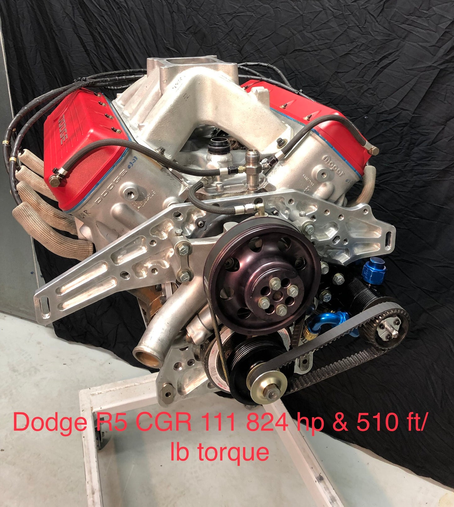 MTI Racing #CGR-111 Dodge R5 Engine 824hp & 510 ft/lb of Torque
