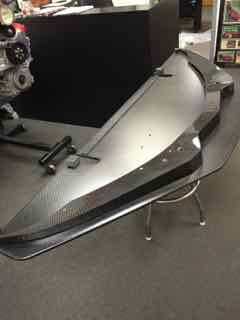 C7 Stingray and C7 ZO6 carbon fiber front splitter and undertray