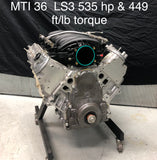 MTI Racing #36  LS1 375 Cu In Engine  535hp & 449 ft/lb of torque