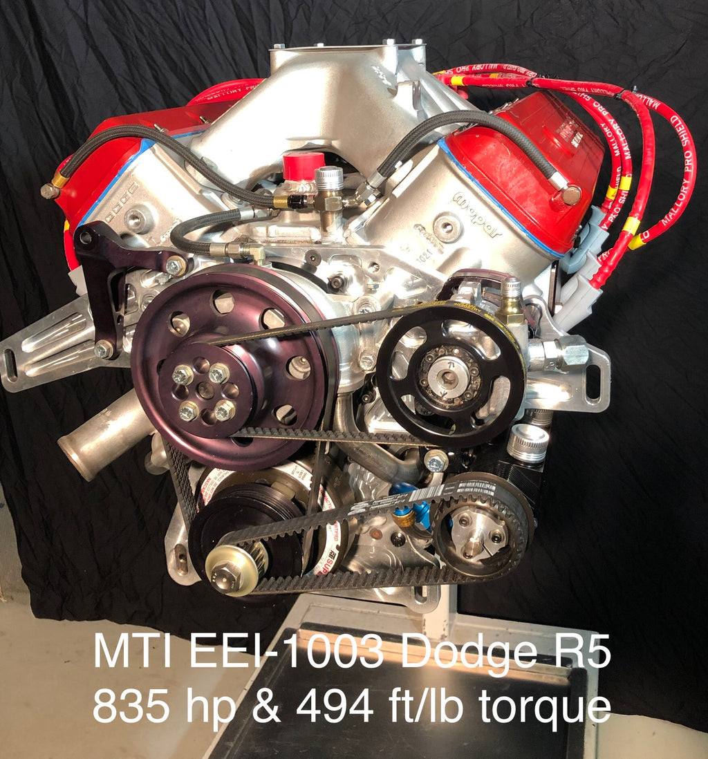 MTI Racing/Ernie Elliott  EEI-1003 Dodge R5 Engine 835hp & 494 ft/lb of Torque