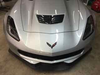 C7 Stingray and C7 ZO6 carbon fiber front splitter and undertray